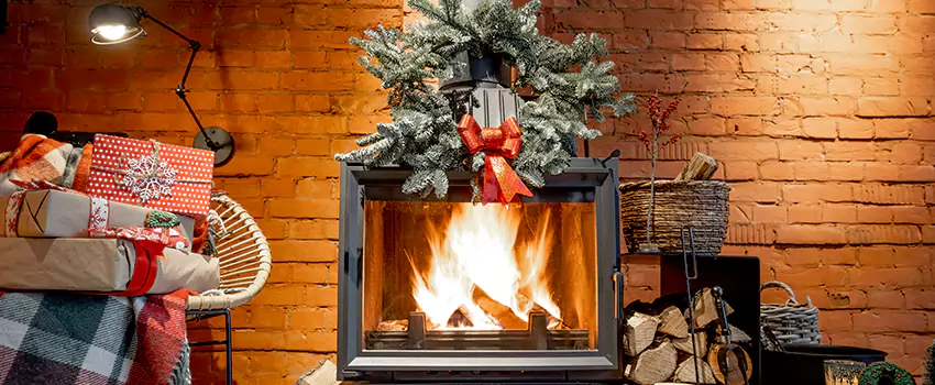 Travis Industries Linear Gas Fireplace Installation in Turlock, California