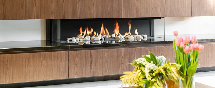 Double-height Fireplace Design Refurbishment in Turlock, California