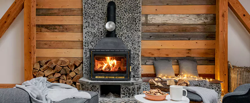 Thelin Hearth Products Direct Vent Gas Stove Fireplace Inspection in Turlock, California